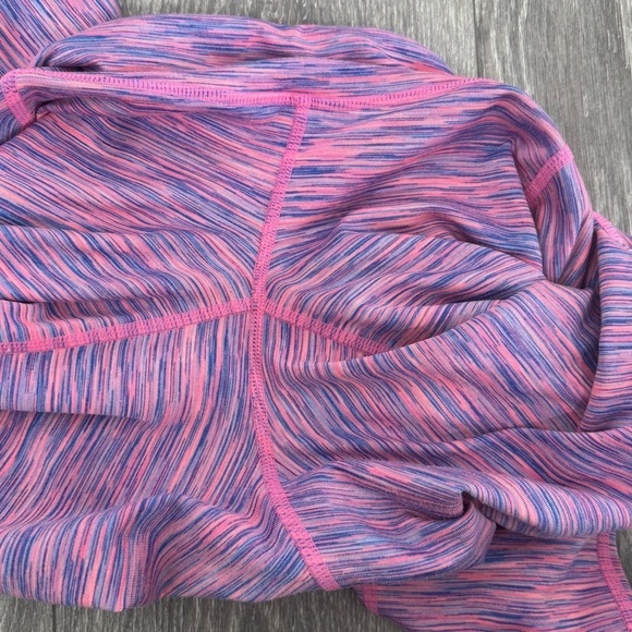 Lilly Pulitzer Weekender Flamingo Pink Space Dye 21” Crop Leggings Size S - Picture 8 of 11